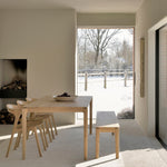 Bok bench - oak White Cliff Studio Bench / Dining Bench