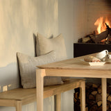 Bok bench - oak White Cliff Studio Bench / Dining Bench