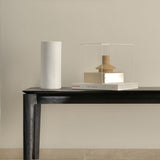 Bok bench - varnished oak - black White Cliff Studio Bench / Dining Bench