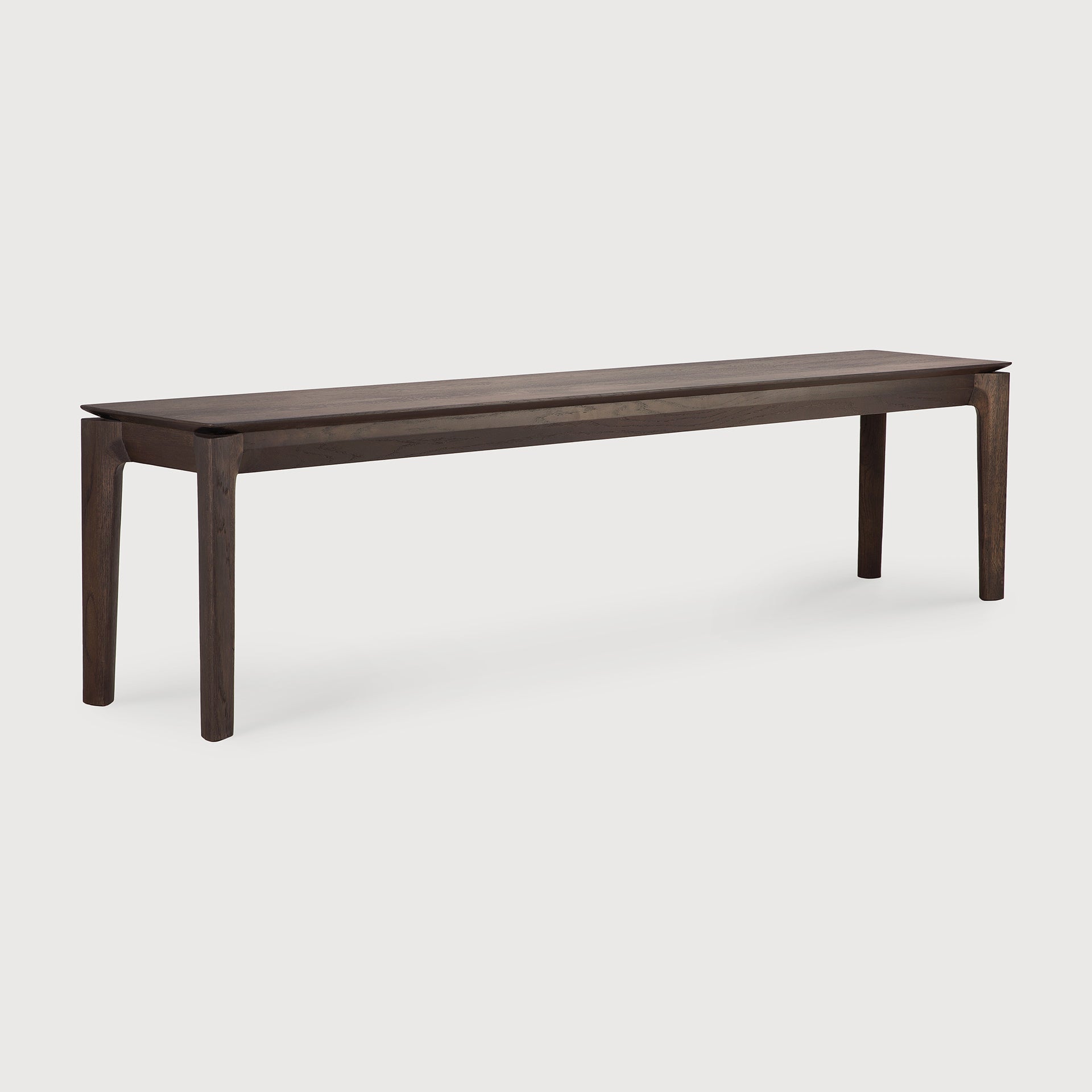 Bok bench - varnished oak - brown White Cliff Studio Bench / Dining Bench