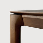 Bok bench - varnished teak - brown White Cliff Studio Bench / Dining Bench