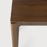 Bok bench - varnished teak - brown White Cliff Studio Bench / Dining Bench