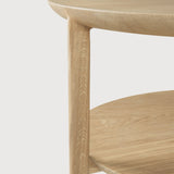 Bok coffee table - oak - oblong - 1 shelf White Cliff Studio COFFEE TABLE