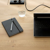 Bok cowork desk - varnished oak - rectangular - CEE7/3 (DE, NL, ES, RU...) White Cliff Studio Desk