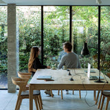 Bok cowork desk - varnished oak - rectangular - CEE7/3 (DE, NL, ES, RU...) White Cliff Studio Desk
