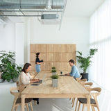 Bok cowork desk - varnished oak - rectangular - CEE7/3 (DE, NL, ES, RU...) White Cliff Studio Desk