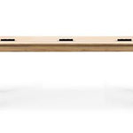 Bok cowork desk - varnished oak - rectangular - CEE7/5 (FR, BE, PL, CZ…) White Cliff Studio Desk