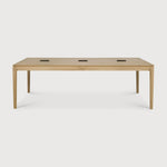 Bok cowork desk - varnished oak - rectangular - NEMA 5 - 15 (US, CA, MX, JP) White Cliff Studio Desk