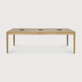 Bok cowork desk - varnished oak - rectangular - NEMA 5 - 15 (US, CA, MX, JP) White Cliff Studio Desk