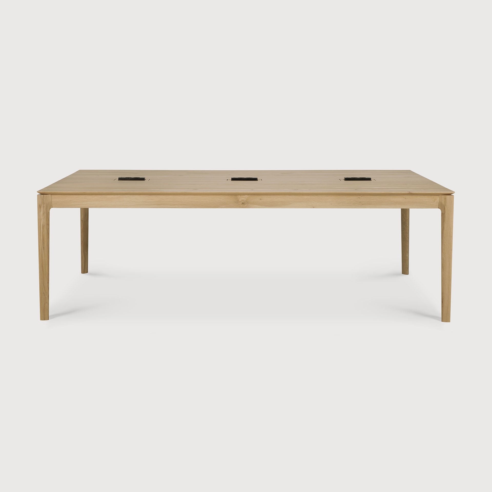 Bok cowork desk - varnished oak - rectangular - NEMA 5 - 15 (US, CA, MX, JP) White Cliff Studio Desk