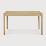Bok desk - varnished oak - rectangular - with cable management White Cliff Studio Desk