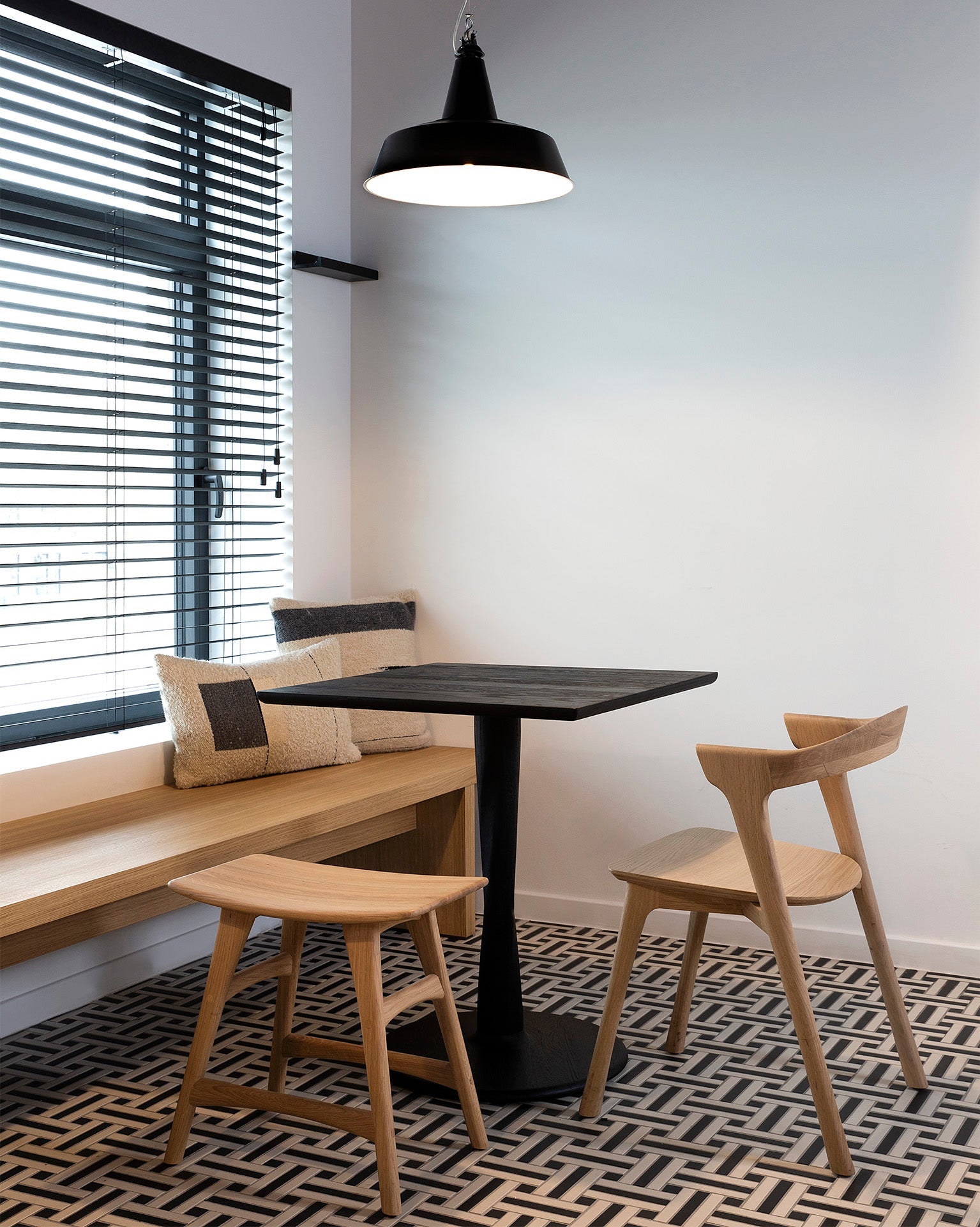 Bok dining chair - oak White Cliff Studio Dining Chair