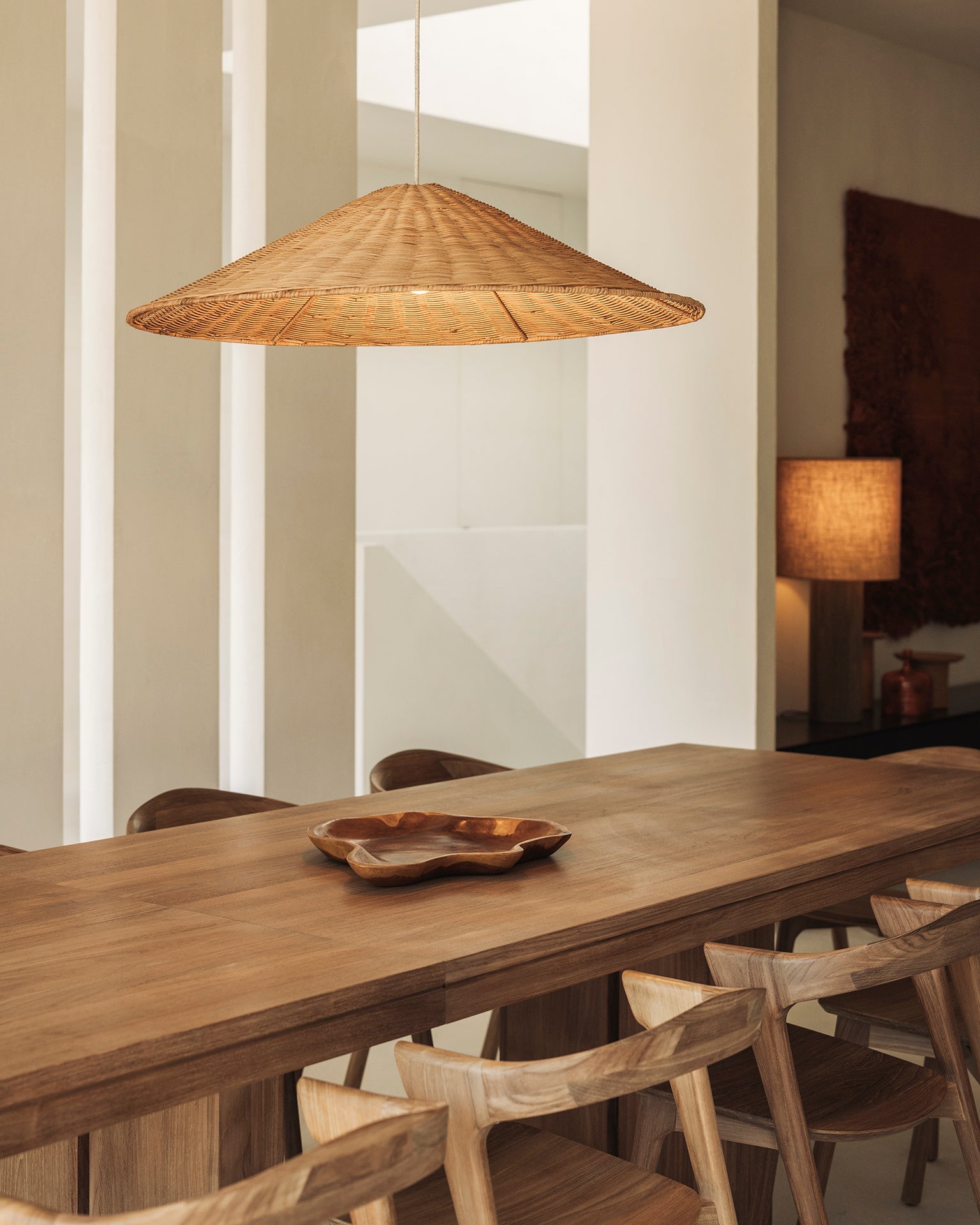 Bok dining chair - teak White Cliff Studio Dining Chair