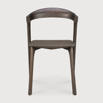 Bok dining chair - varnished oak - brown White Cliff Studio Dining Chair