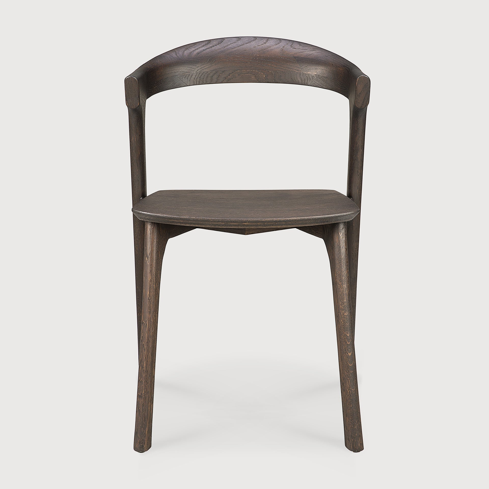 Bok dining chair - varnished oak - brown White Cliff Studio Dining Chair