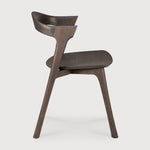 Bok dining chair - varnished oak - brown White Cliff Studio Dining Chair
