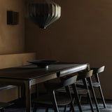 Bok dining chair - varnished oak - brown White Cliff Studio Dining Chair