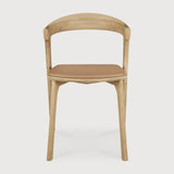 Bok dining chair - varnished oak - Sienna leather White Cliff Studio Dining Chair