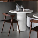 Bok dining chair - varnished teak - brown White Cliff Studio Dining Chair