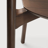 Bok dining chair - varnished teak - brown White Cliff Studio Dining Chair