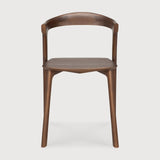 Bok dining chair - varnished teak - brown White Cliff Studio Dining Chair