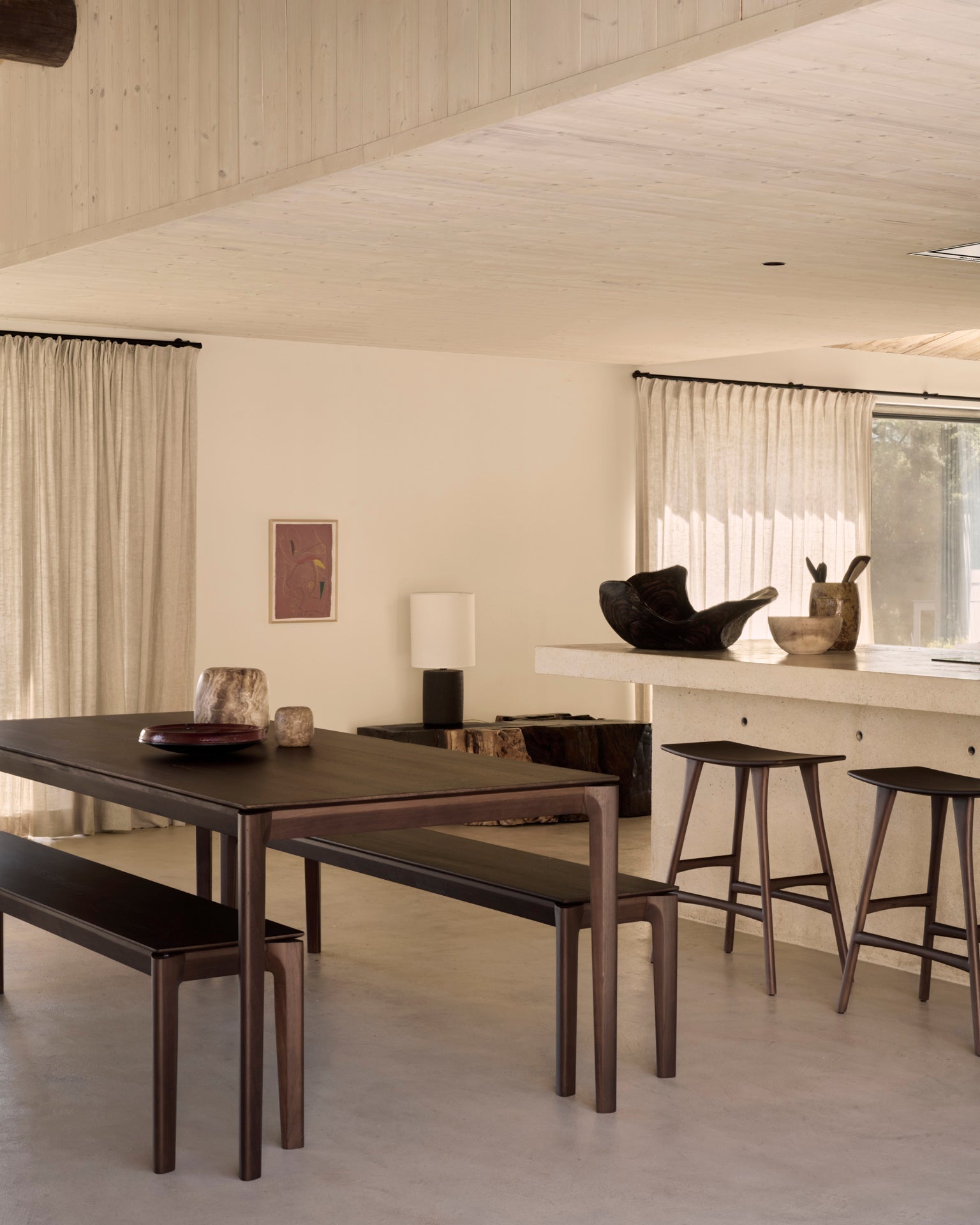 Bok Dining Table White Cliff Studio Dining Table