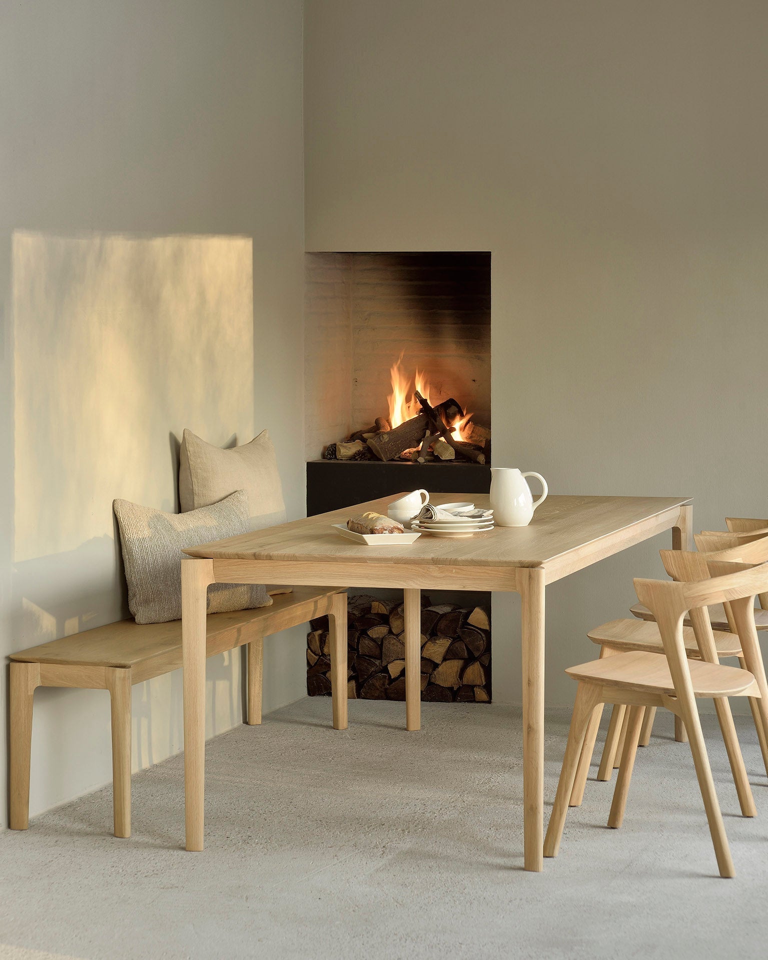 Bok Dining Table White Cliff Studio Dining Table