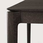 Bok dining table - varnished oak - brown - rectangular White Cliff Studio Dining Table