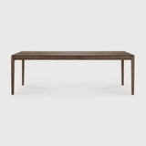 Bok dining table - varnished oak - brown - rectangular White Cliff Studio Dining Table