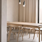 Bok Extendable Dining Table White Cliff Studio Dining Table