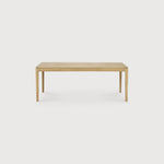 Bok extendable dining table - oak - rectangular White Cliff Studio Dining Table