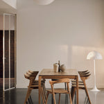 Bok extendable dining table - oak - rectangular White Cliff Studio Dining Table