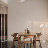 Bok extendable dining table - oak - rectangular White Cliff Studio Dining Table