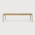 Bok extendable dining table - oak - rectangular White Cliff Studio Dining Table