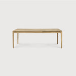 Bok extendable dining table - oak - rectangular White Cliff Studio Dining Table