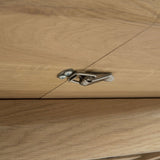 Bok extendable dining table - oak - round White Cliff Studio Dining Table