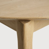 Bok extendable dining table - oak - round White Cliff Studio Dining Table