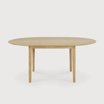 Bok extendable dining table - oak - round White Cliff Studio Dining Table