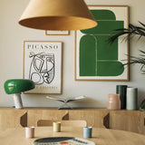 Bok extendable dining table - oak - round White Cliff Studio Dining Table