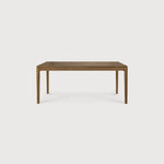 Bok extendable dining table - teak - rectangular White Cliff Studio Dining Table
