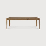Bok extendable dining table - teak - rectangular White Cliff Studio Dining Table