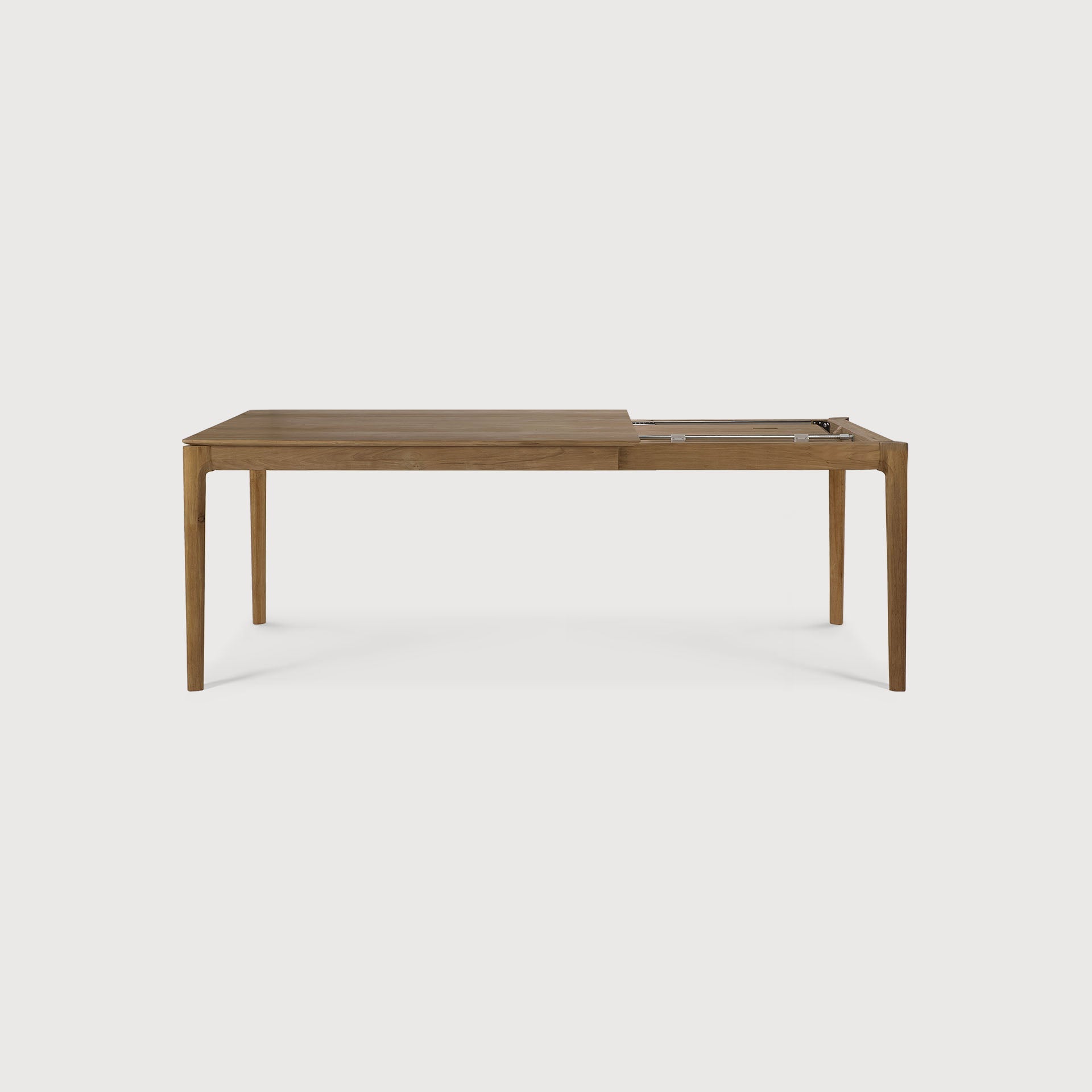 Bok extendable dining table - teak - rectangular White Cliff Studio Dining Table