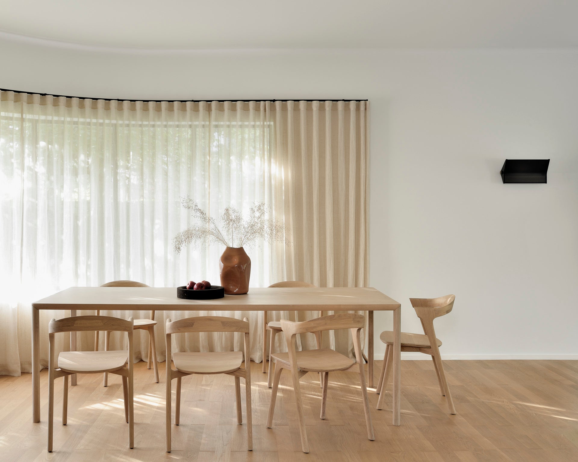 Bok extendable dining table - teak - rectangular White Cliff Studio Dining Table