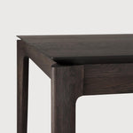 Bok extendable dining table - varnished oak - brown - rectangular White Cliff Studio Dining Table