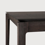 Bok extendable dining table - varnished oak - brown - rectangular White Cliff Studio Dining Table