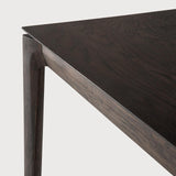 Bok extendable dining table - varnished oak - brown - rectangular White Cliff Studio Dining Table