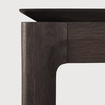 Bok extendable dining table - varnished oak - brown - rectangular White Cliff Studio Dining Table