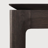Bok extendable dining table - varnished oak - brown - rectangular White Cliff Studio Dining Table