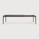 Bok extendable dining table - varnished oak - brown - rectangular White Cliff Studio Dining Table