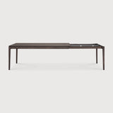 Bok extendable dining table - varnished oak - brown - rectangular White Cliff Studio Dining Table